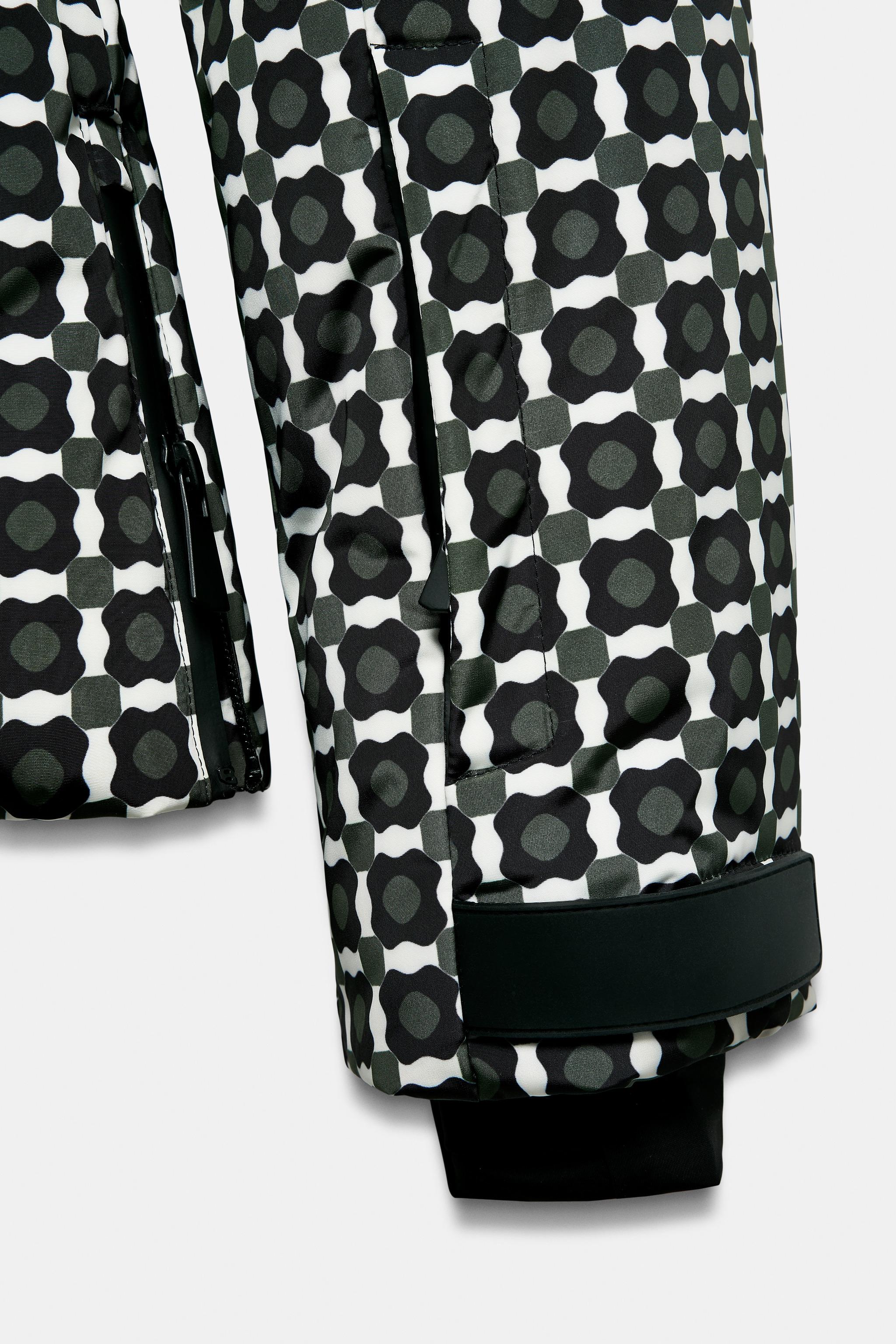 HOODED WATER RESISTANT WINDPROOF DOWN COAT RECCO® TECHNOLOGY SKI COLLECTION